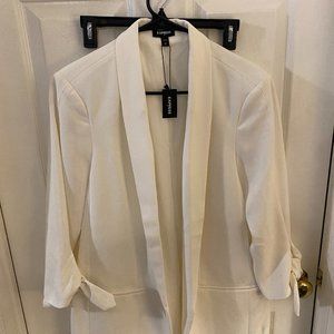 Express Women's Blazer White Large New with tag